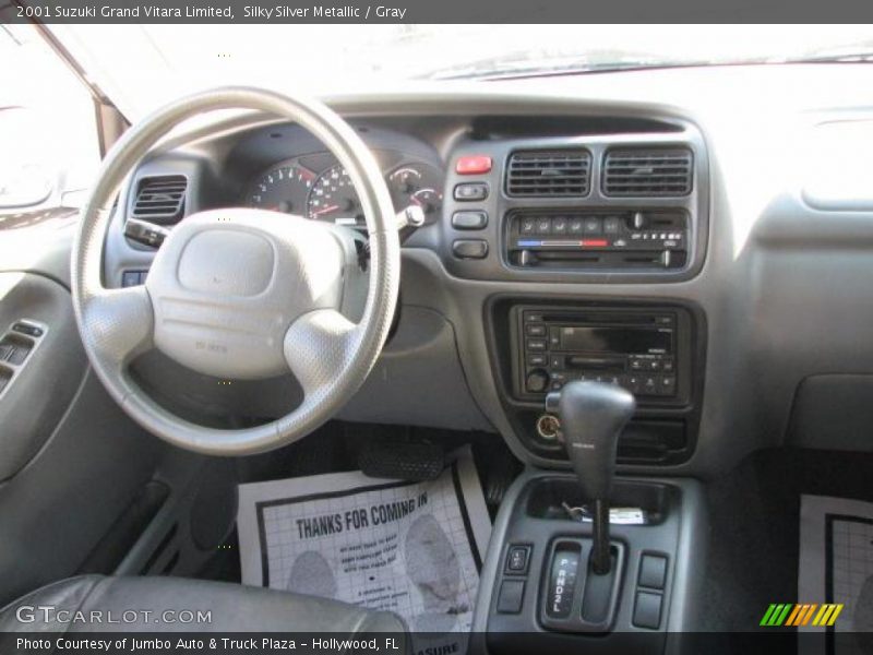 Silky Silver Metallic / Gray 2001 Suzuki Grand Vitara Limited