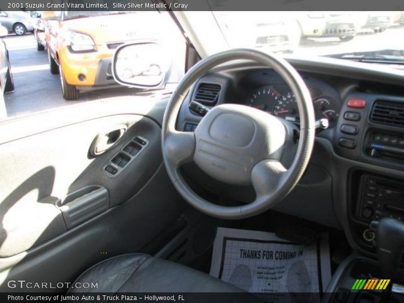 Silky Silver Metallic / Gray 2001 Suzuki Grand Vitara Limited
