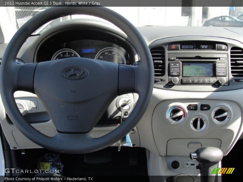 Dashboard of 2011 Accent GS 3 Door