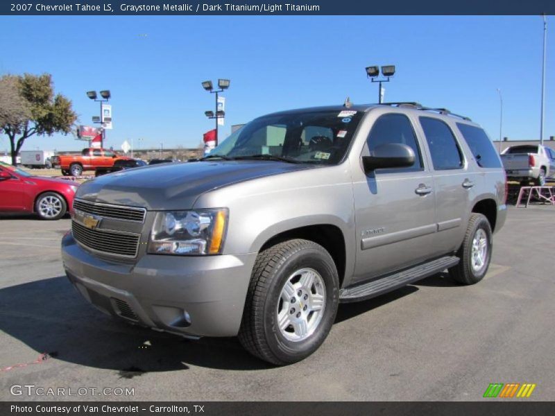Graystone Metallic / Dark Titanium/Light Titanium 2007 Chevrolet Tahoe LS
