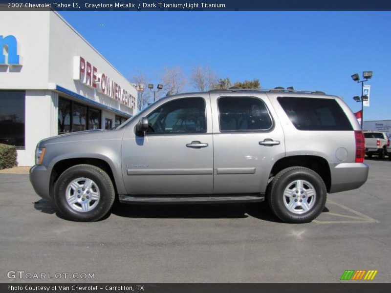 Graystone Metallic / Dark Titanium/Light Titanium 2007 Chevrolet Tahoe LS