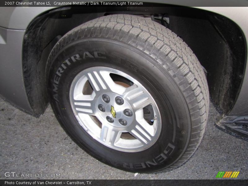 Graystone Metallic / Dark Titanium/Light Titanium 2007 Chevrolet Tahoe LS