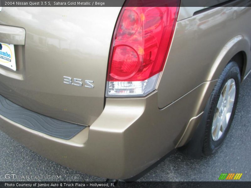 Sahara Gold Metallic / Beige 2004 Nissan Quest 3.5 S