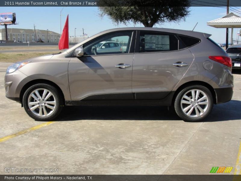  2011 Tucson Limited Chai Bronze
