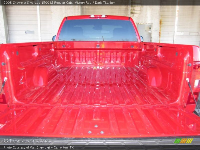 Victory Red / Dark Titanium 2008 Chevrolet Silverado 1500 LS Regular Cab