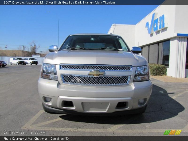 Silver Birch Metallic / Dark Titanium/Light Titanium 2007 Chevrolet Avalanche LT