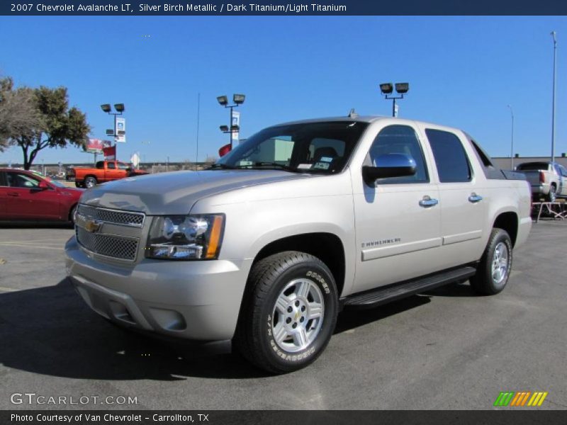 Silver Birch Metallic / Dark Titanium/Light Titanium 2007 Chevrolet Avalanche LT
