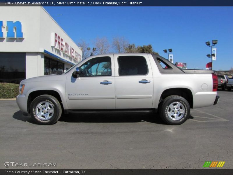 Silver Birch Metallic / Dark Titanium/Light Titanium 2007 Chevrolet Avalanche LT