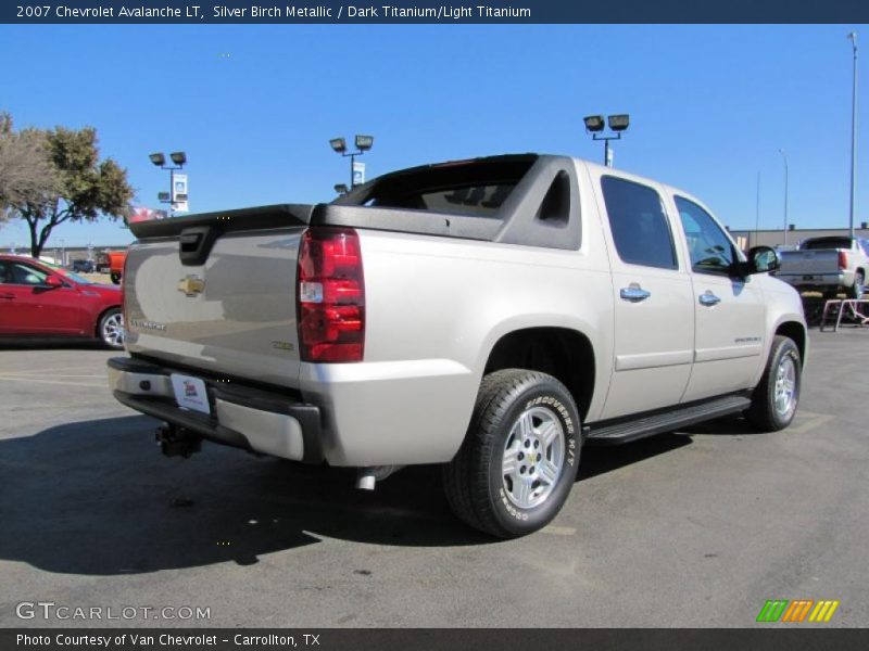 Silver Birch Metallic / Dark Titanium/Light Titanium 2007 Chevrolet Avalanche LT