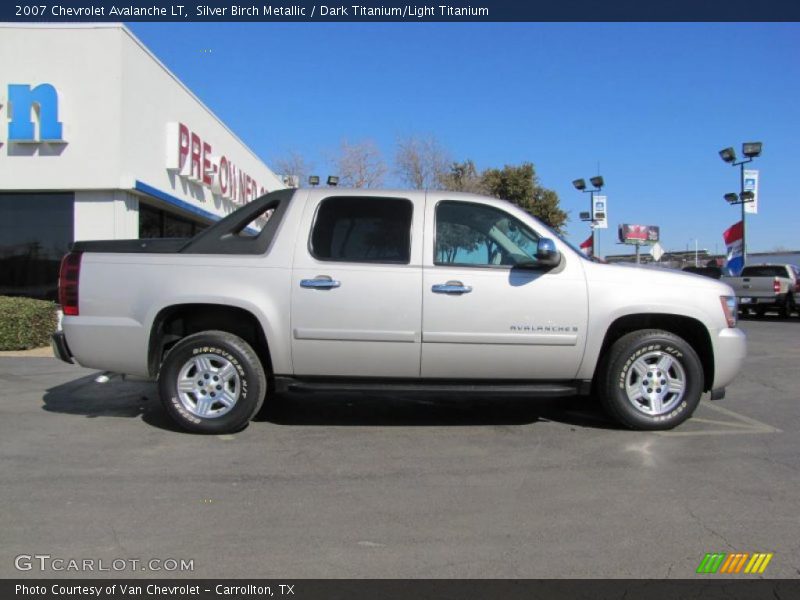 Silver Birch Metallic / Dark Titanium/Light Titanium 2007 Chevrolet Avalanche LT