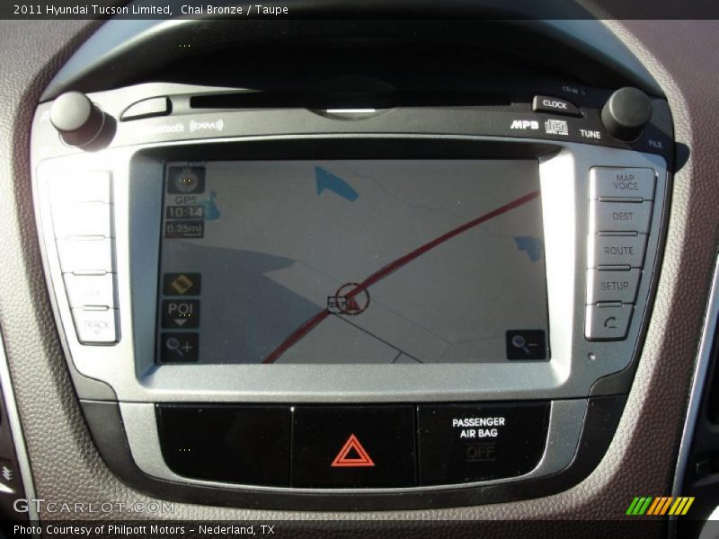 Navigation of 2011 Tucson Limited