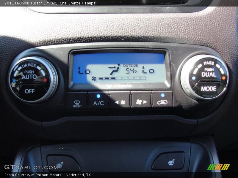 Controls of 2011 Tucson Limited