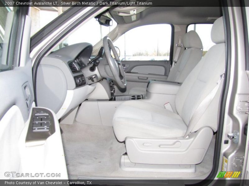 Silver Birch Metallic / Dark Titanium/Light Titanium 2007 Chevrolet Avalanche LT