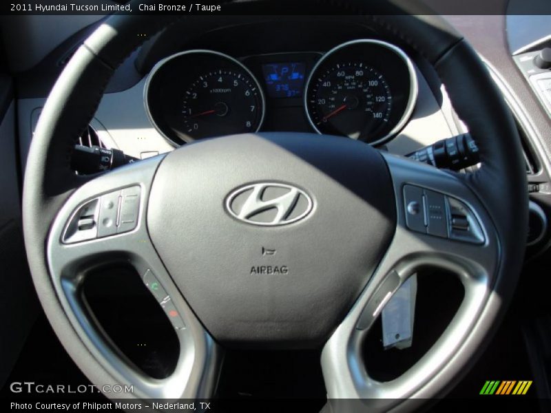 Chai Bronze / Taupe 2011 Hyundai Tucson Limited