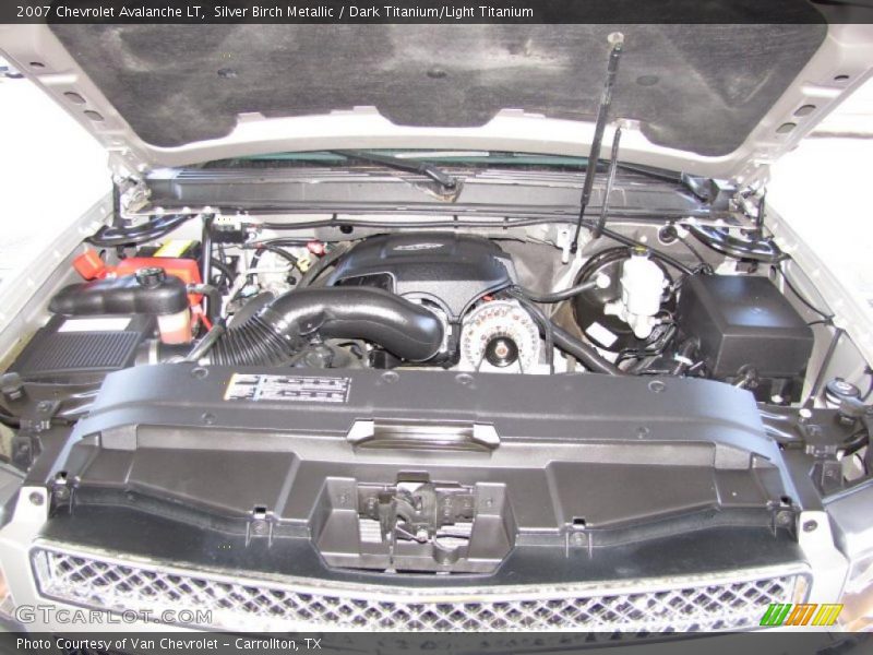 Silver Birch Metallic / Dark Titanium/Light Titanium 2007 Chevrolet Avalanche LT