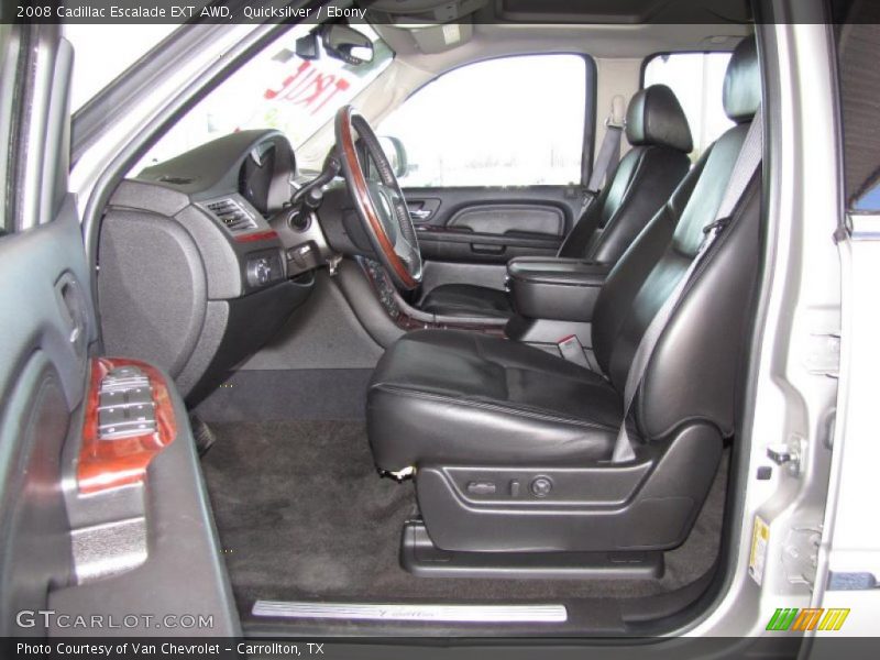 Quicksilver / Ebony 2008 Cadillac Escalade EXT AWD