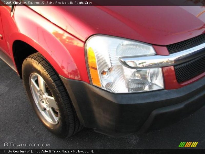Salsa Red Metallic / Light Gray 2005 Chevrolet Equinox LS