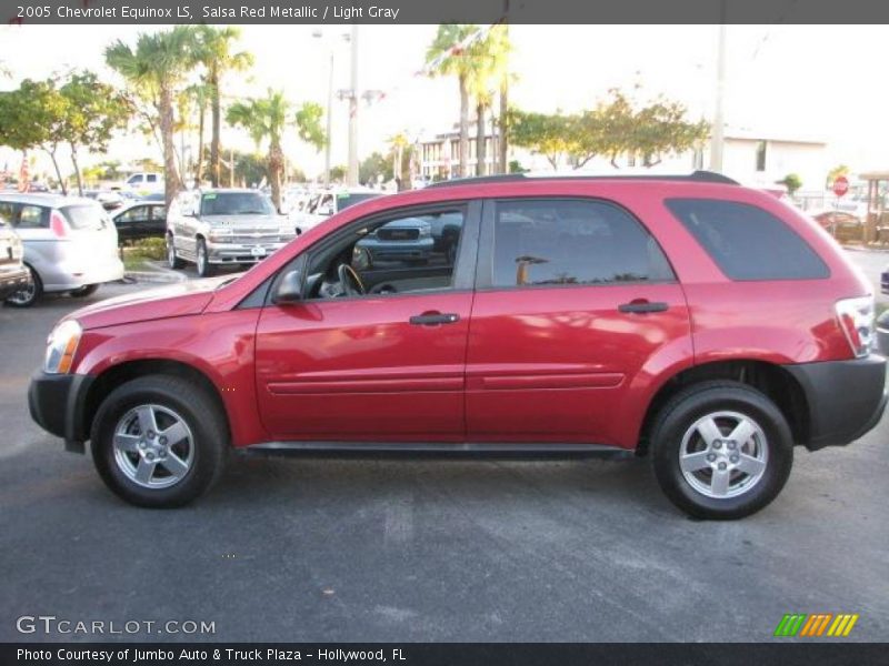 Salsa Red Metallic / Light Gray 2005 Chevrolet Equinox LS