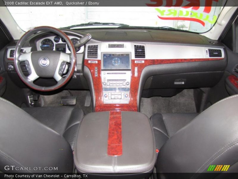 Quicksilver / Ebony 2008 Cadillac Escalade EXT AWD