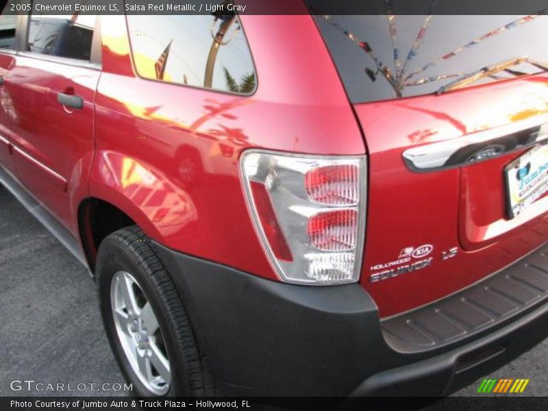 Salsa Red Metallic / Light Gray 2005 Chevrolet Equinox LS