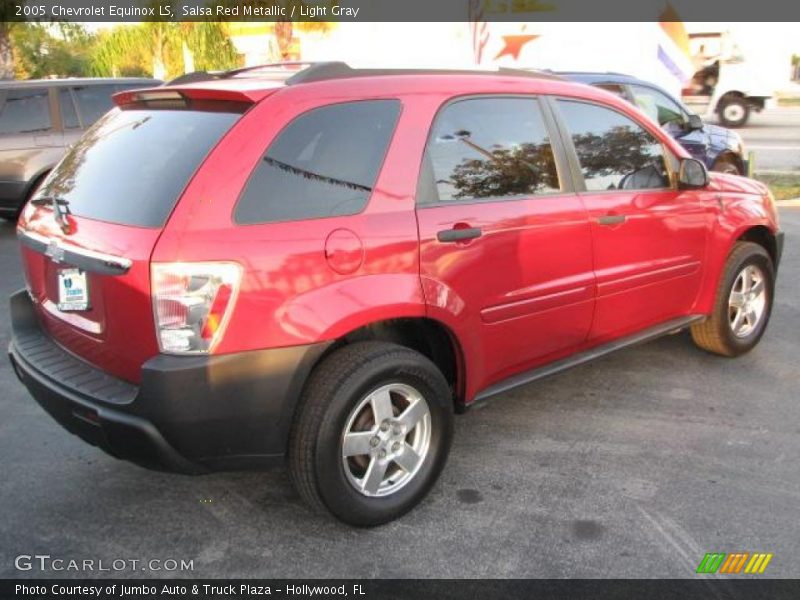 Salsa Red Metallic / Light Gray 2005 Chevrolet Equinox LS