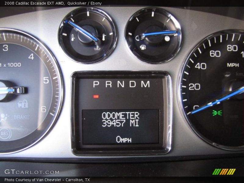 Quicksilver / Ebony 2008 Cadillac Escalade EXT AWD