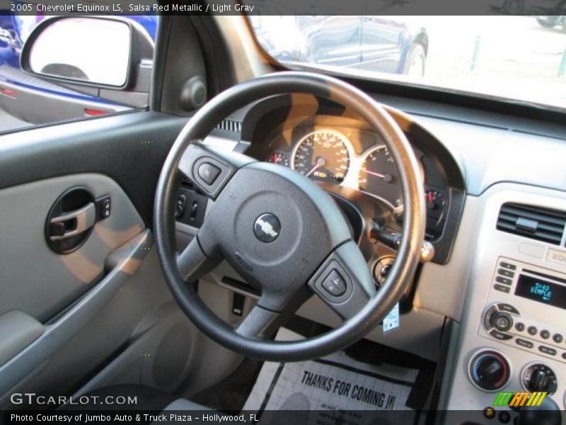 Salsa Red Metallic / Light Gray 2005 Chevrolet Equinox LS