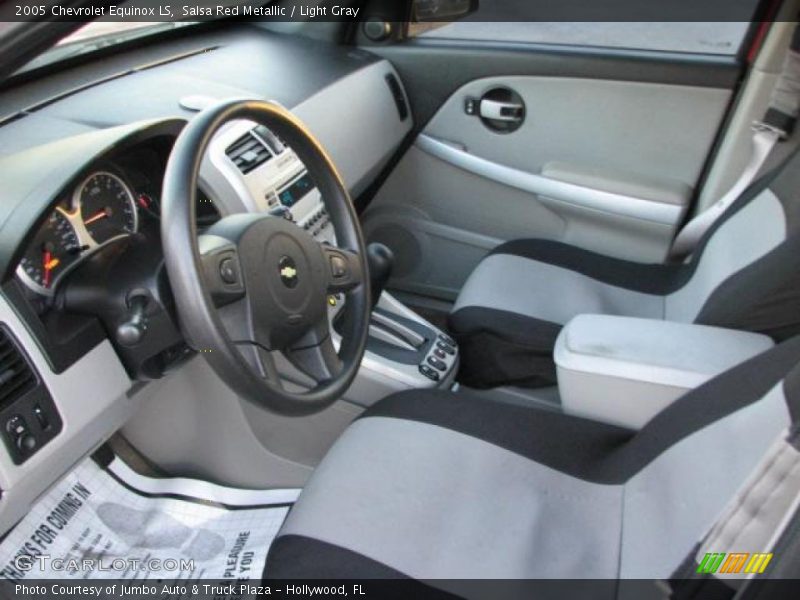 Salsa Red Metallic / Light Gray 2005 Chevrolet Equinox LS