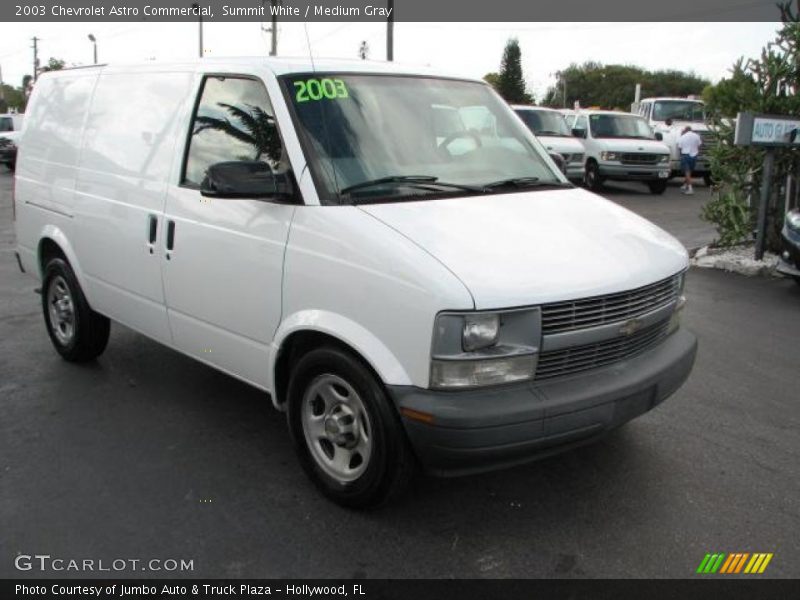 Summit White / Medium Gray 2003 Chevrolet Astro Commercial