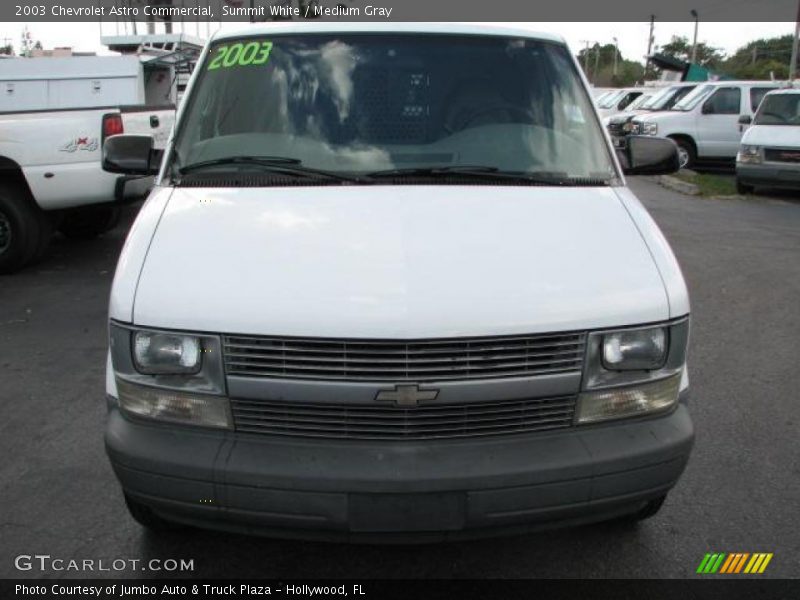 Summit White / Medium Gray 2003 Chevrolet Astro Commercial