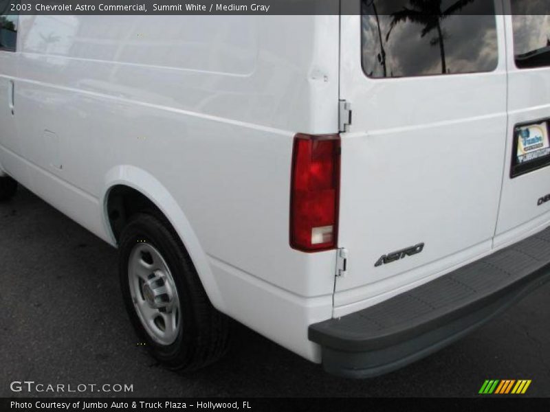 Summit White / Medium Gray 2003 Chevrolet Astro Commercial