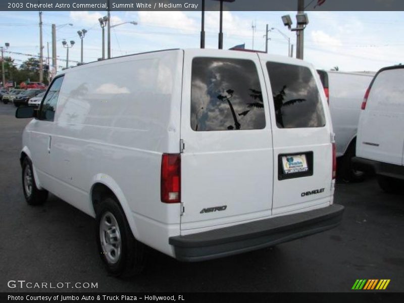 Summit White / Medium Gray 2003 Chevrolet Astro Commercial