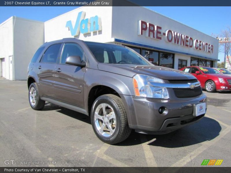 Granite Gray Metallic / Light Gray 2007 Chevrolet Equinox LT