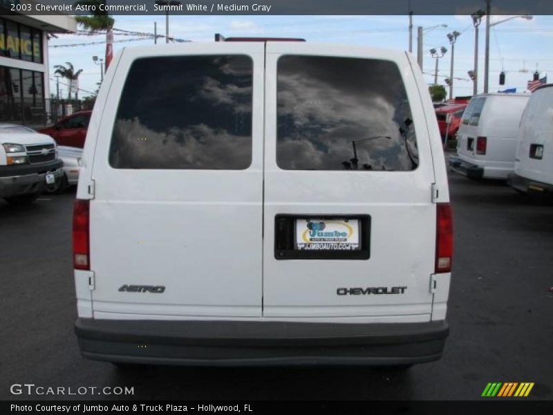 Summit White / Medium Gray 2003 Chevrolet Astro Commercial