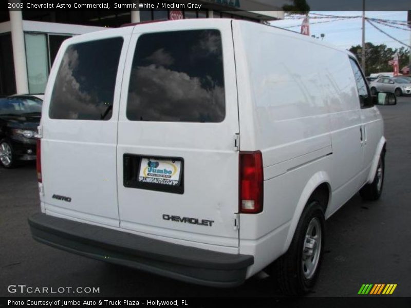 Summit White / Medium Gray 2003 Chevrolet Astro Commercial