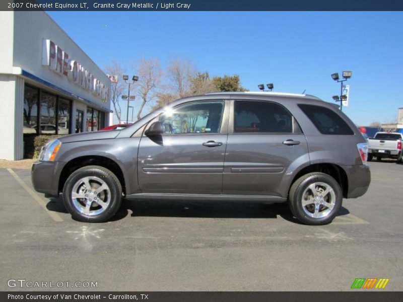 Granite Gray Metallic / Light Gray 2007 Chevrolet Equinox LT