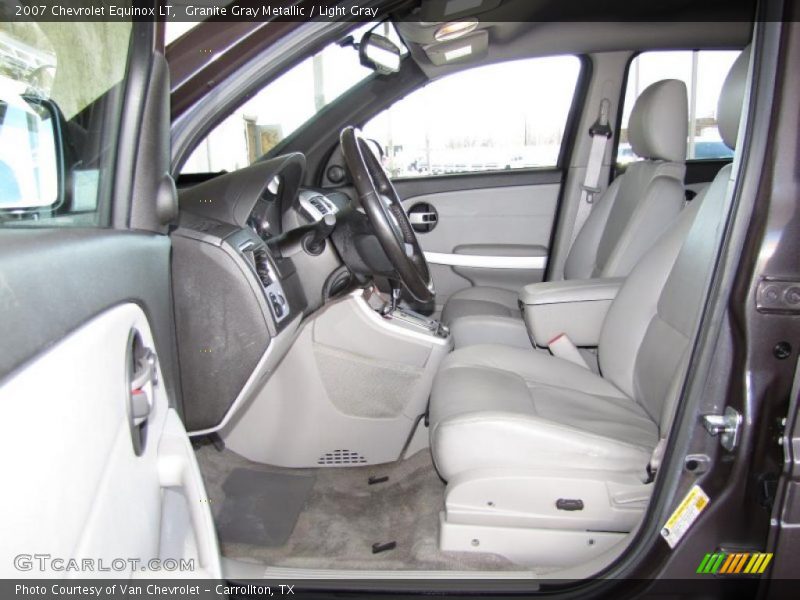 Granite Gray Metallic / Light Gray 2007 Chevrolet Equinox LT