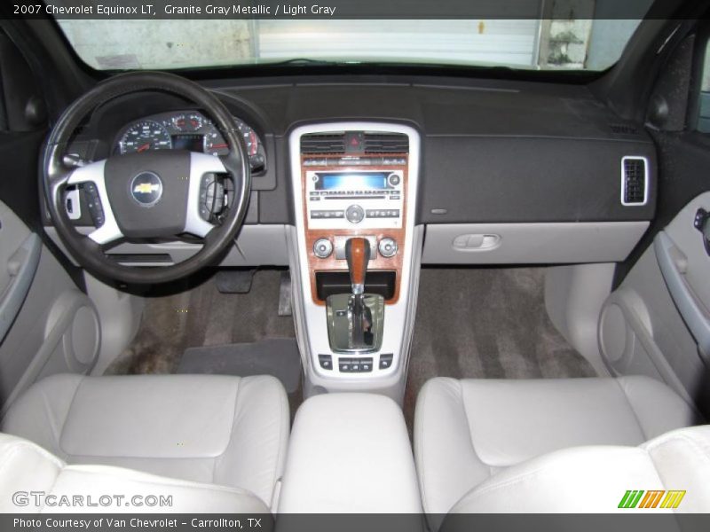Granite Gray Metallic / Light Gray 2007 Chevrolet Equinox LT