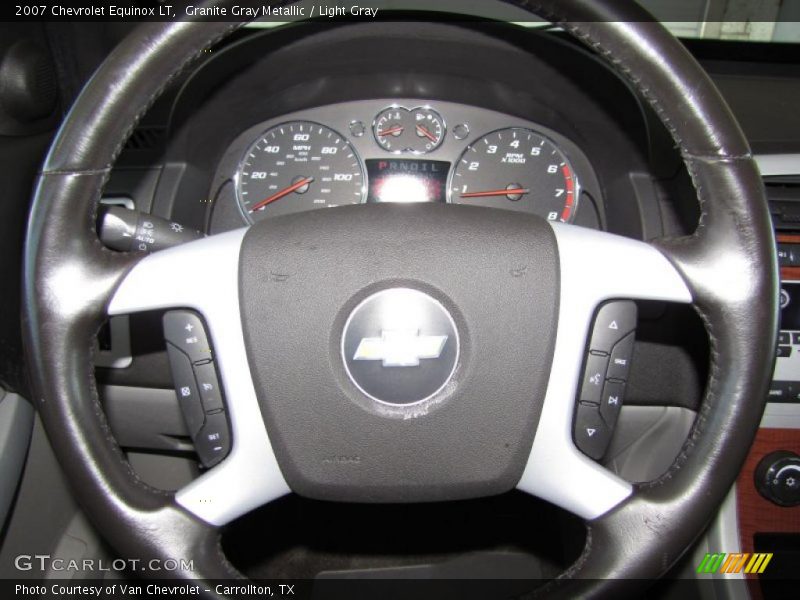 Granite Gray Metallic / Light Gray 2007 Chevrolet Equinox LT