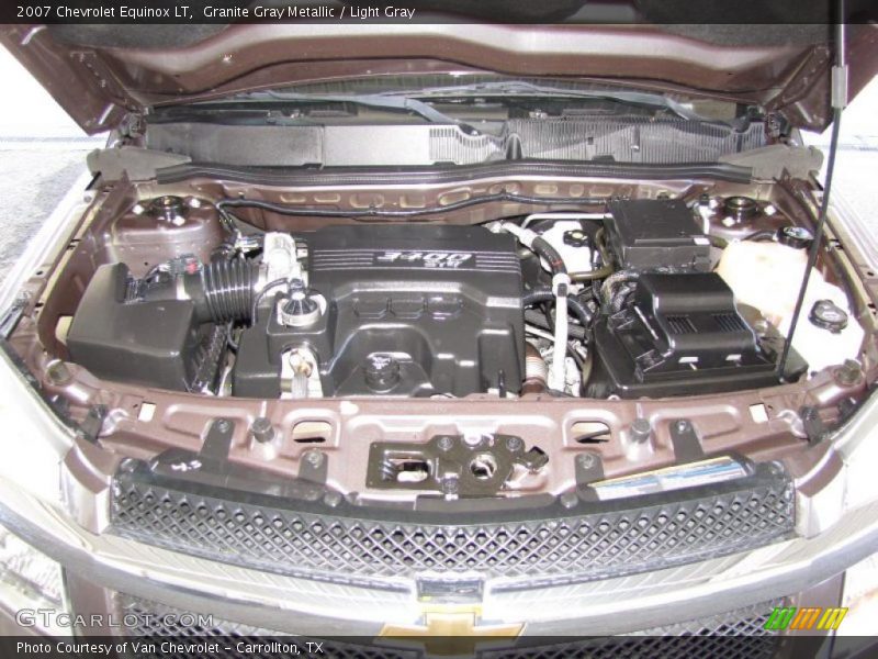 Granite Gray Metallic / Light Gray 2007 Chevrolet Equinox LT