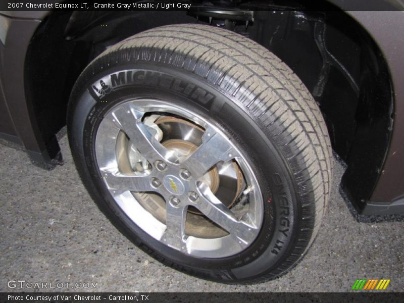 Granite Gray Metallic / Light Gray 2007 Chevrolet Equinox LT