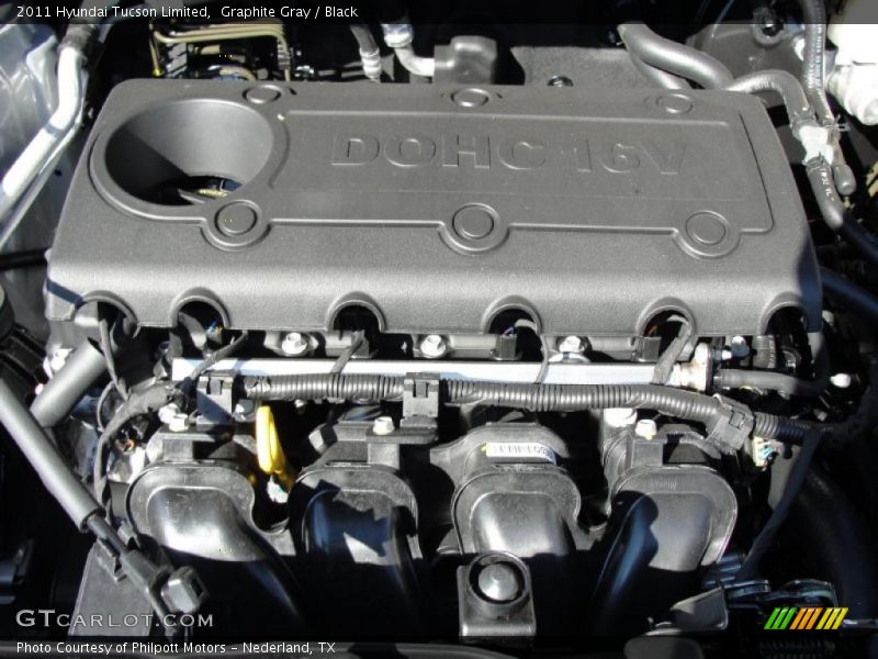  2011 Tucson Limited Engine - 2.4 Liter DOHC 16-Valve CVVT 4 Cylinder