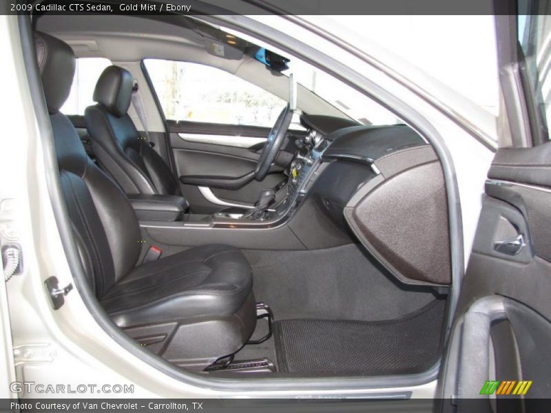Gold Mist / Ebony 2009 Cadillac CTS Sedan