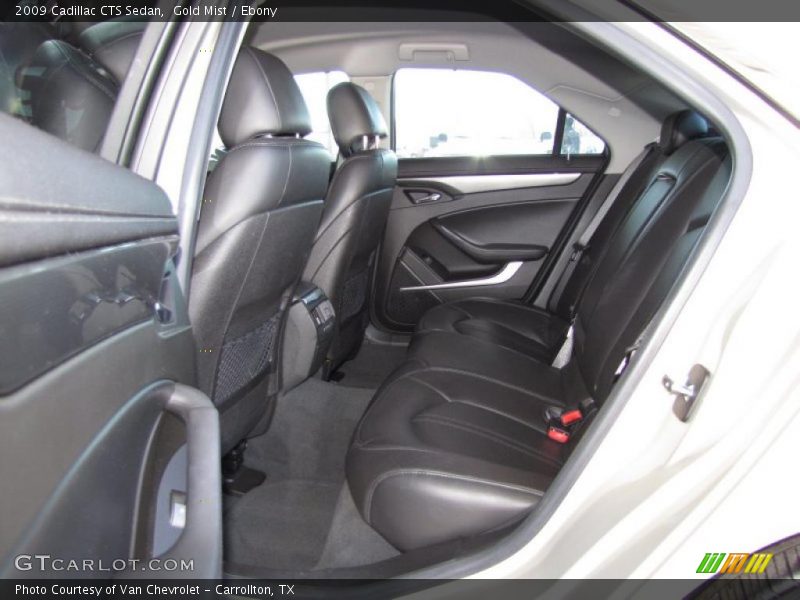 Gold Mist / Ebony 2009 Cadillac CTS Sedan