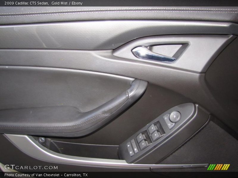 Gold Mist / Ebony 2009 Cadillac CTS Sedan