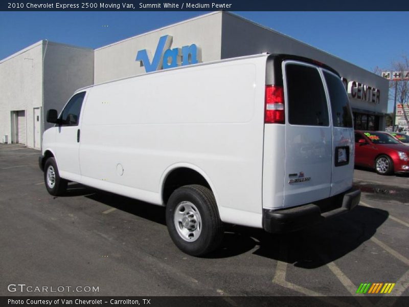 Summit White / Medium Pewter 2010 Chevrolet Express 2500 Moving Van