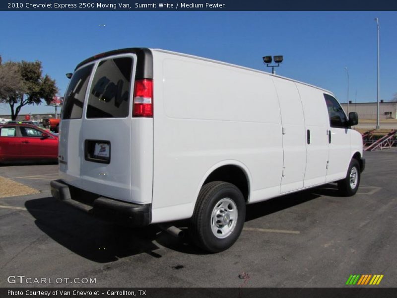 Summit White / Medium Pewter 2010 Chevrolet Express 2500 Moving Van