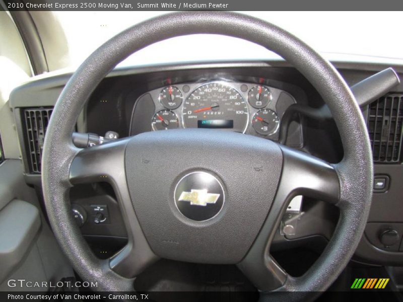 Summit White / Medium Pewter 2010 Chevrolet Express 2500 Moving Van