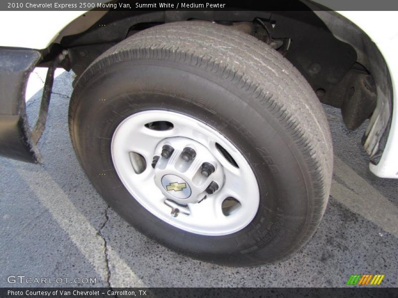 Summit White / Medium Pewter 2010 Chevrolet Express 2500 Moving Van