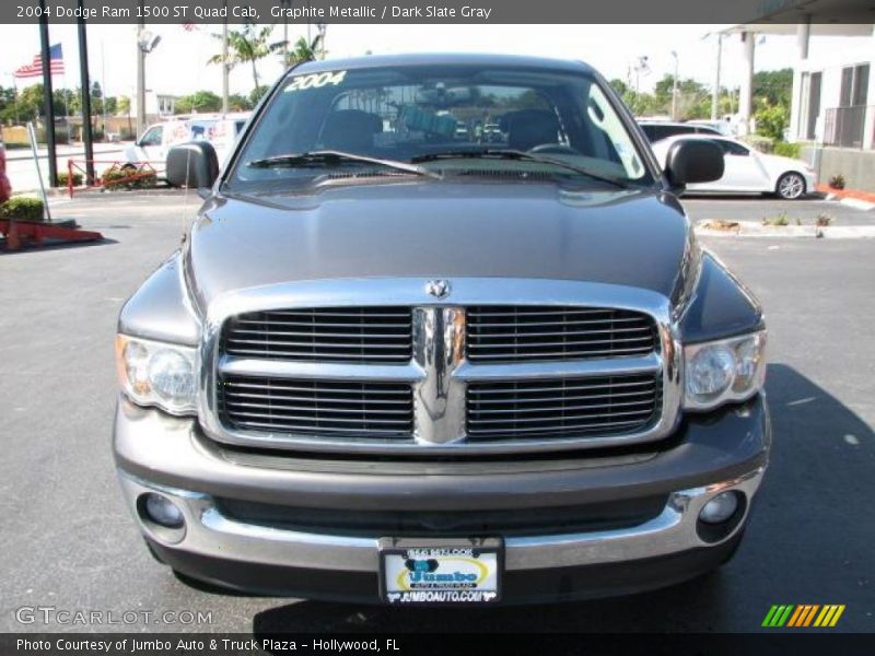Graphite Metallic / Dark Slate Gray 2004 Dodge Ram 1500 ST Quad Cab